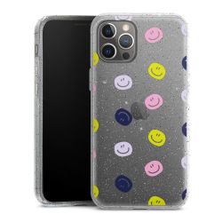 Silicone Glitter Case silver glitter