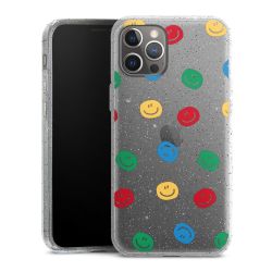 Silicone Glitter Case silver glitter