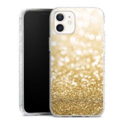 Silicone Glitter Case silver glitter