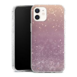 Silicone Glitter Case silver glitter