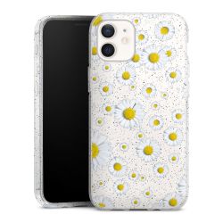 Silicone Glitter Case silver glitter