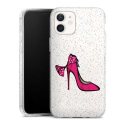 Silicone Glitter Case silver glitter