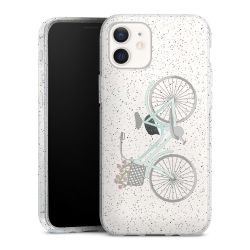 Silicone Glitter Case silver glitter