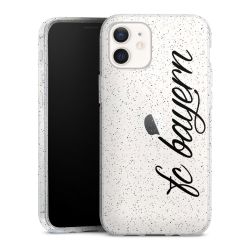 Silicone Glitter Case silver glitter