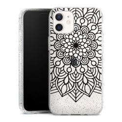 Silicone Glitter Case silver glitter