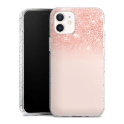 Silicone Glitter Case silver glitter