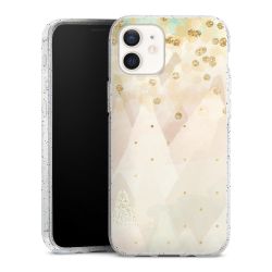 Silicone Glitter Case silver glitter