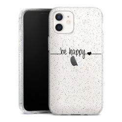 Silicone Glitter Case silver glitter