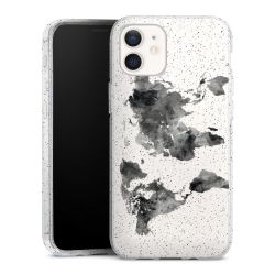 Silicone Glitter Case silver glitter