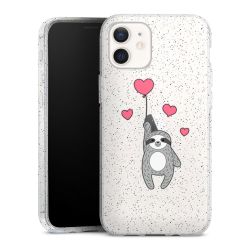 Silicone Glitter Case silver glitter