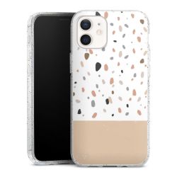 Silicone Glitter Case silver glitter