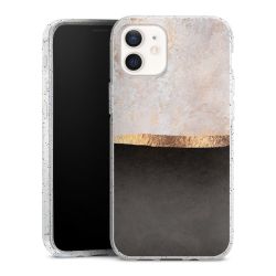 Silicone Glitter Case silver glitter