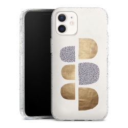 Silicone Glitter Case silver glitter