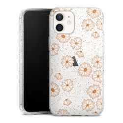 Silicone Glitter Case silver glitter