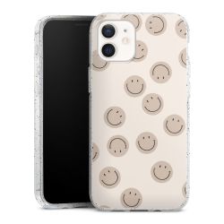 Silicone Glitter Case silver glitter