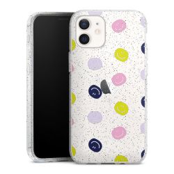 Silicone Glitter Case silver glitter