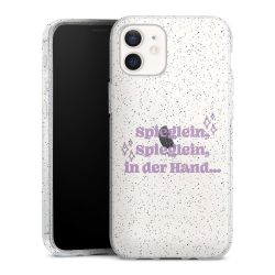 Silicone Glitter Case silver glitter