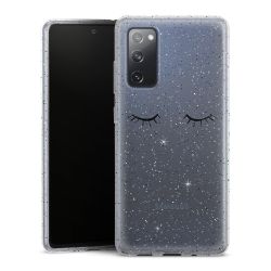 Silicone Glitter Case silver glitter