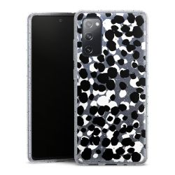 Silicone Glitter Case silver glitter