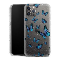 Silicone Glitter Case silver glitter