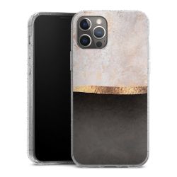 Silicone Glitter Case silver glitter