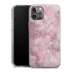 Silicone Glitter Case silver glitter