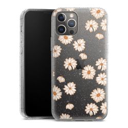 Silicone Glitter Case silver glitter