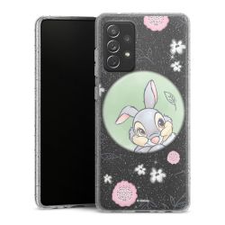 Silicone Glitter Case silver glitter