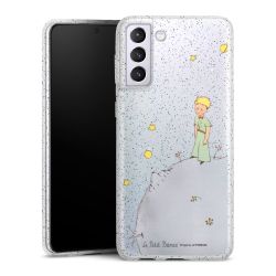 Silicone Glitter Case silver glitter