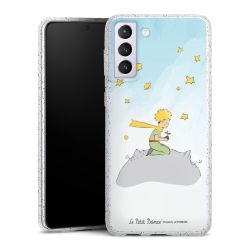 Silicone Glitter Case silver glitter