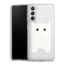 Silicone Glitter Case silver glitter