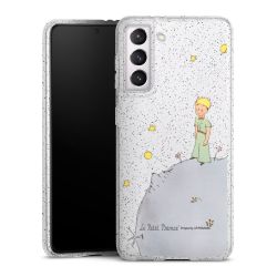 Silicone Glitter Case silver glitter