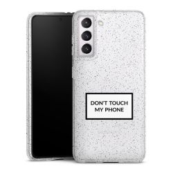 Silicone Glitter Case silver glitter