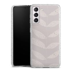 Silicone Glitter Case silver glitter