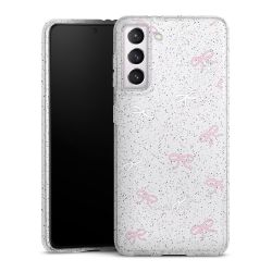 Silicone Glitter Case silver glitter