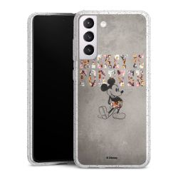 Silicone Glitter Case silver glitter