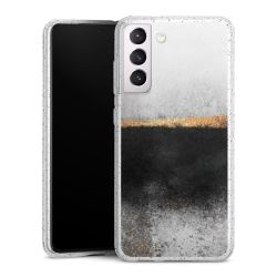 Silicone Glitter Case silver glitter