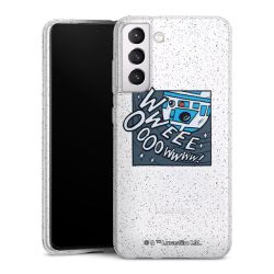 Silicone Glitter Case silver glitter