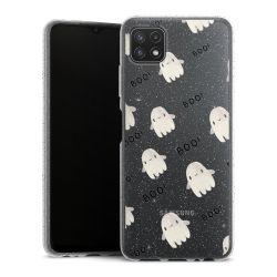 Silicone Glitter Case silver glitter