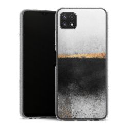 Silicone Glitter Case silver glitter