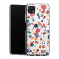 Silicone Glitter Case silver glitter