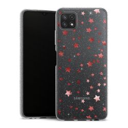 Silicone Glitter Case silver glitter