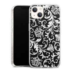 Silicone Glitter Case silver glitter