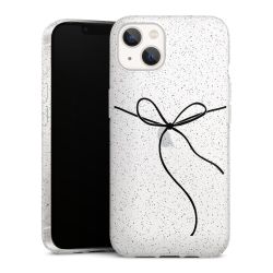 Silicone Glitter Case silver glitter