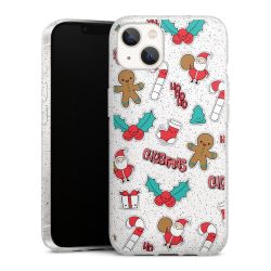 Silicone Glitter Case silver glitter