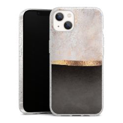 Silicone Glitter Case silver glitter