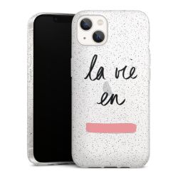 Silicone Glitter Case silver glitter