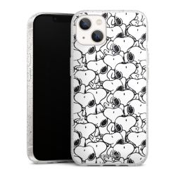 Silicone Glitter Case silver glitter