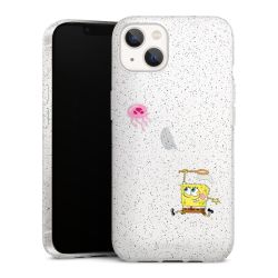 Silicone Glitter Case silver glitter