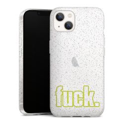 Silicone Glitter Case silver glitter